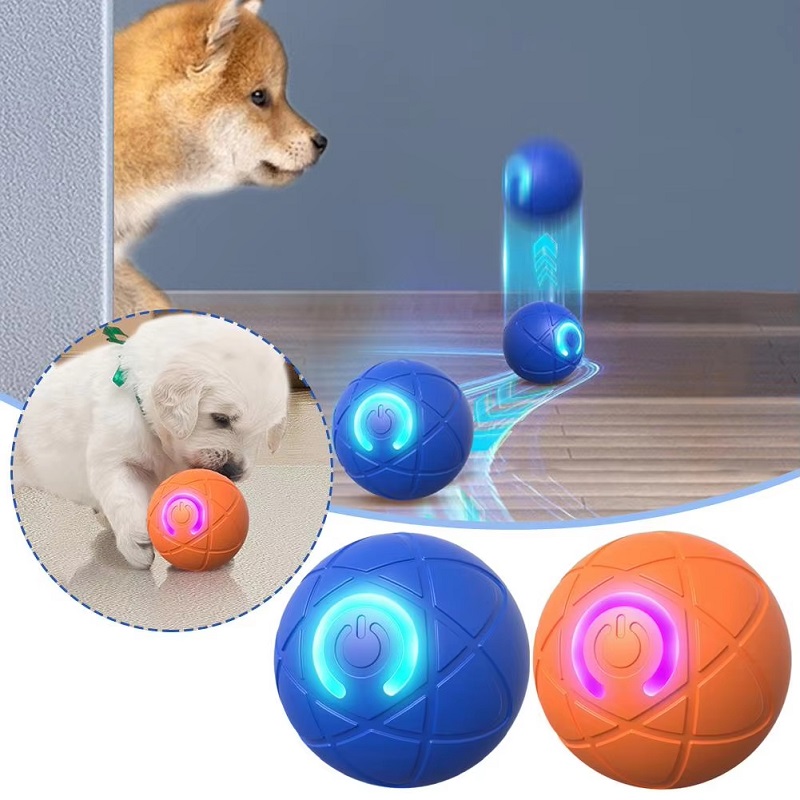 Automatic Moving Dog Ball - Palla giocattolo per cani Palla rotolante