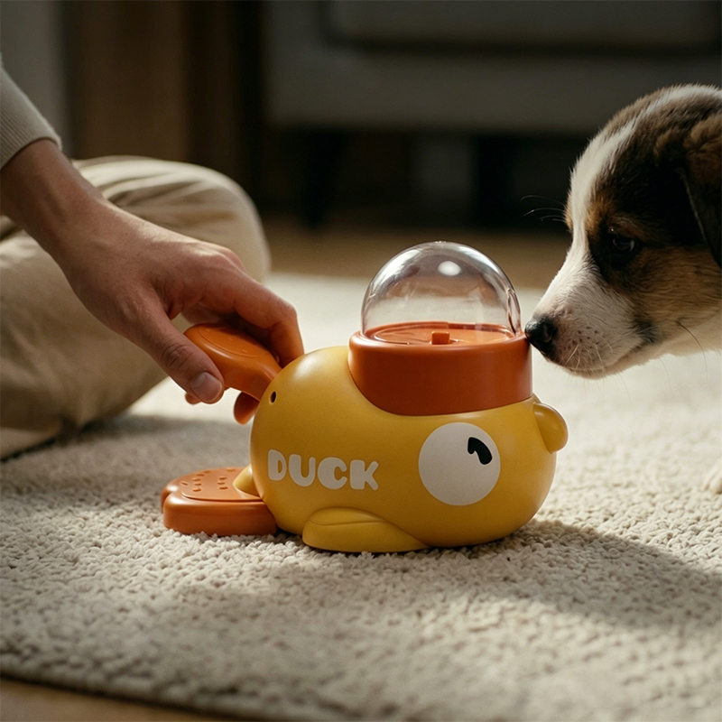 Dog Puzzle Feeder Toy - Giocattolo Interattivo 2-in-1 per Cani, Dispenser