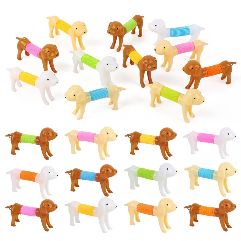 Interactive Squeaky Plush Dog Toy - Giocattolo per cani resistente, colorato ed