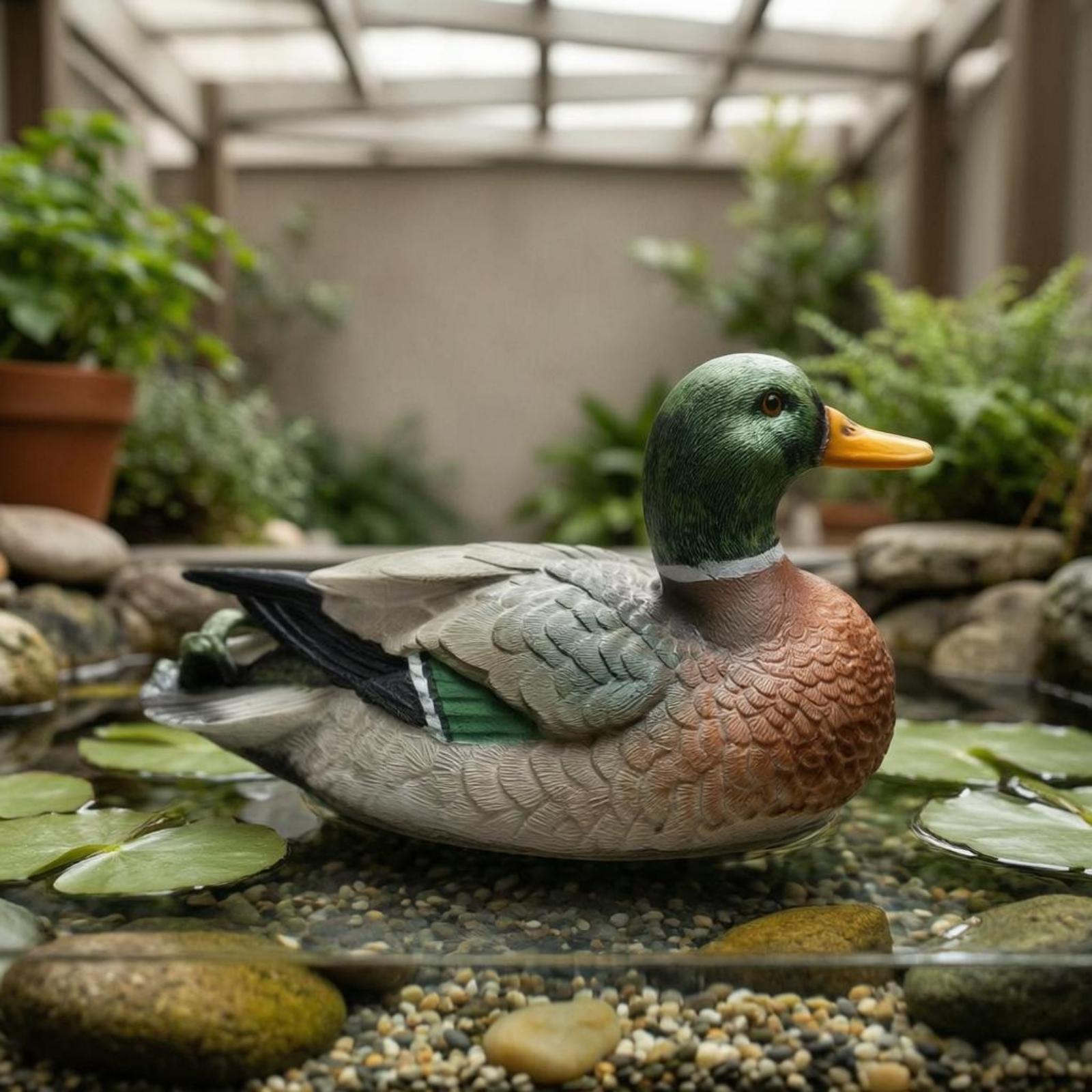 Statuetta di anatra in resina, - Aquarium recensione e prezzo